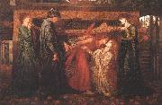 Dante Gabriel Rossetti Dante's Dream at the Time of the Death of Beatrice USA oil painting artist